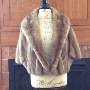 Vintage mink cape